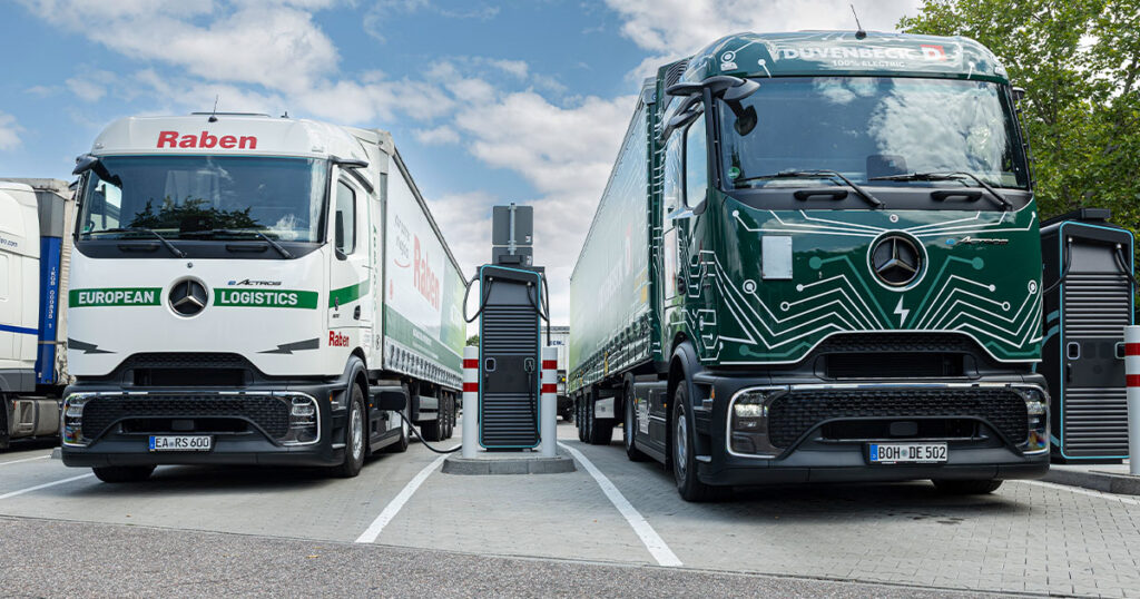 Con eActros electrifican logística en plantas de Daimler en Alemania