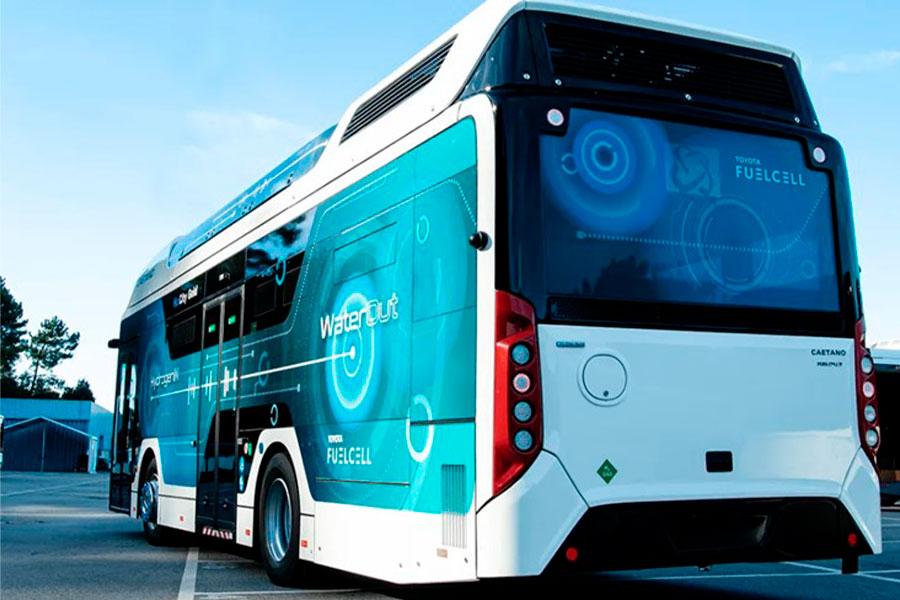 Isuzu y Toyota producirán autobuses de pila de combustible de hidrógeno