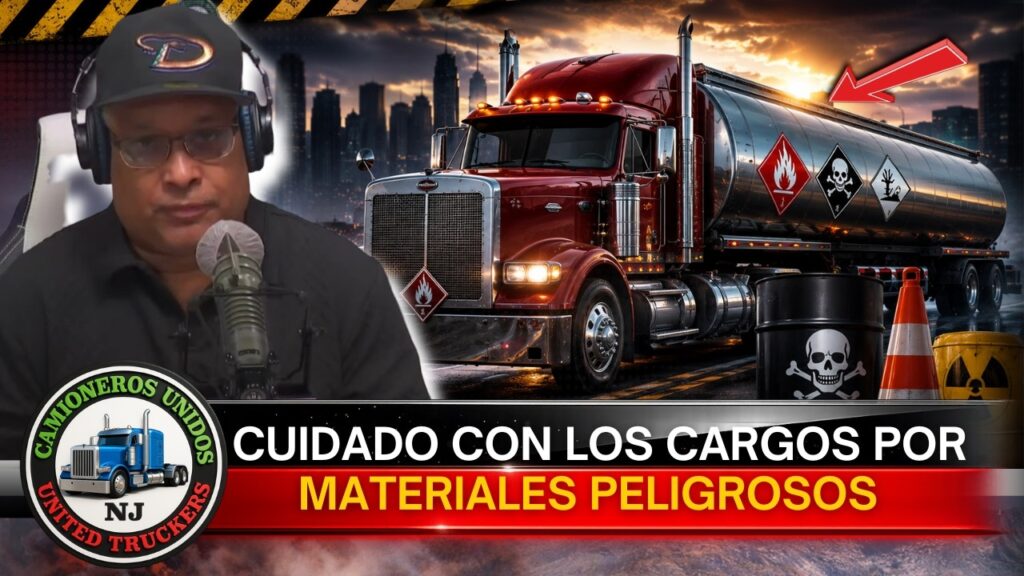 ¡Cuidado con los cargos por materiales peligrosos! Lo que todo camionero debe saber en PNCT